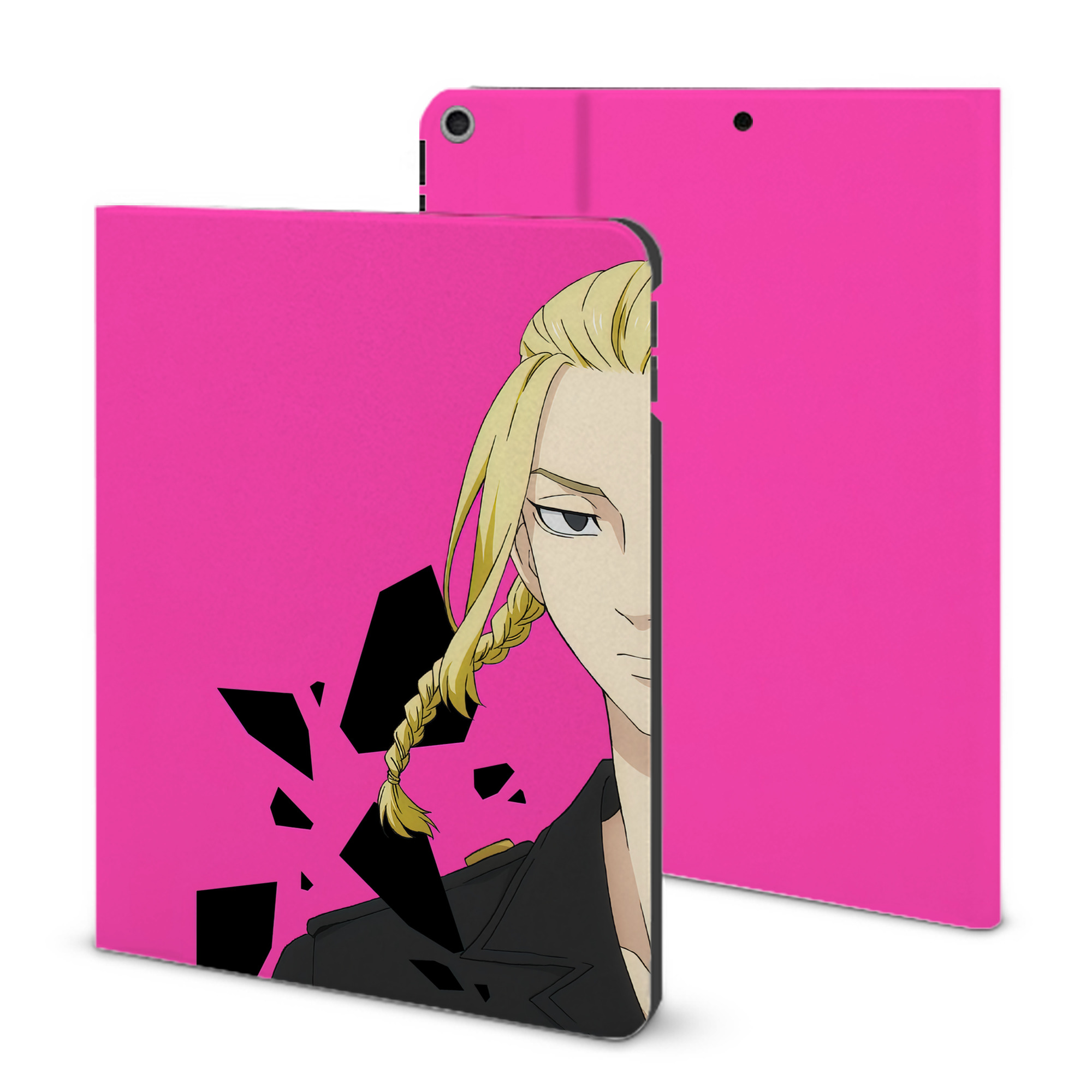 （画像用） 東京リベンジャーズ Tokyo Revengers IPad ケース ブック型 PUレザー TPU 耐衝撃 軽量 薄型 ペン収納なし 全面保護 IPad 各モデル対応